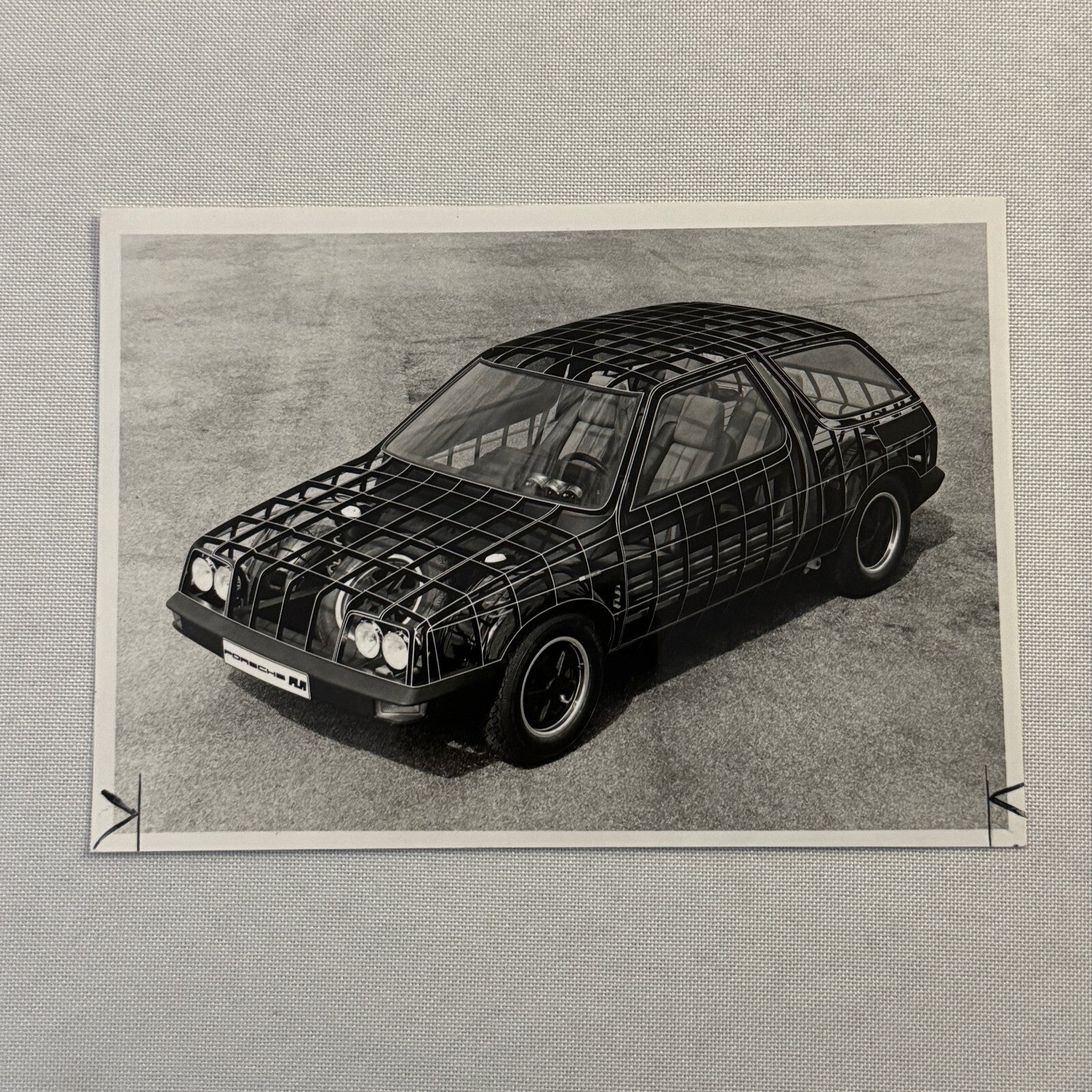 Porsche FLA Long Life Car Concept Prototype Factory Werkfoto Photo Photograph