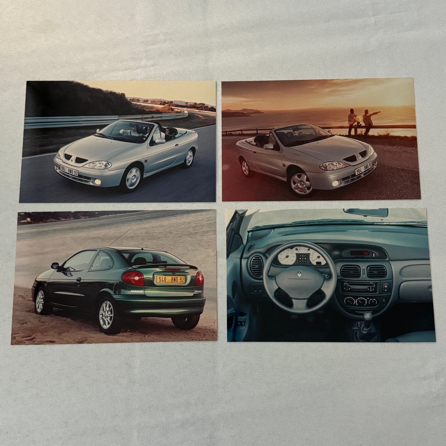 Renault Megane Car Press Kit Brochure Photos German Language Convertible Wagon +