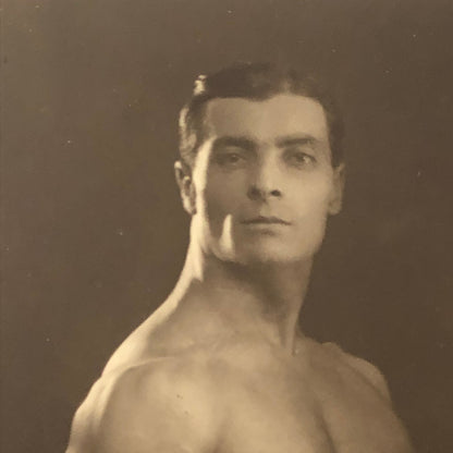 Circus Gymnast Gymnastic Performer Real Photo Postcard RPPC