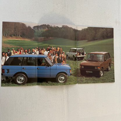 Land Rover Range Rover Sales Brochure Catalog Advertising Vintage UK