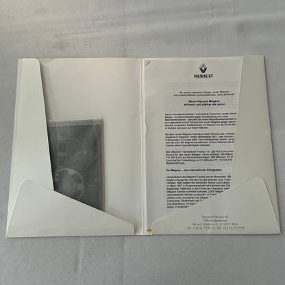 Renault Megane Car Press Kit Brochure Photos German Language Convertible Wagon +