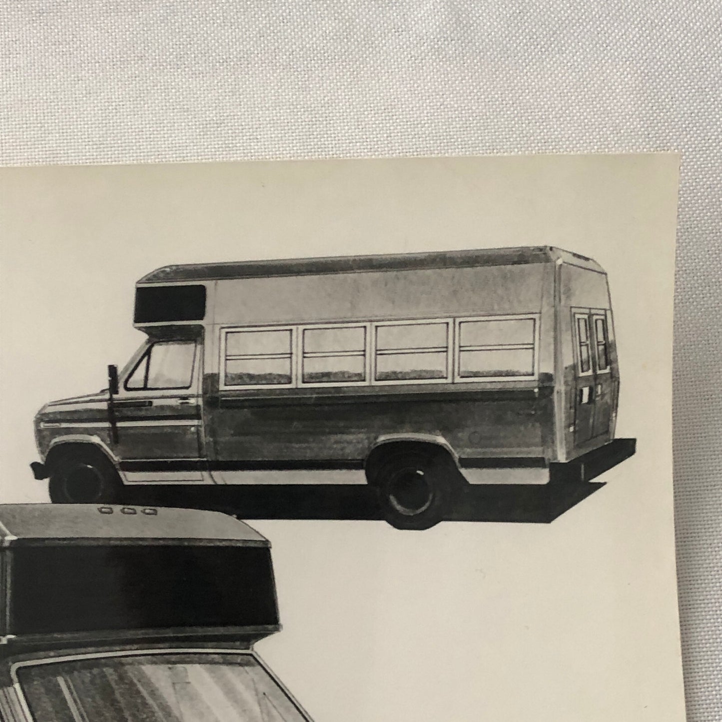 Vintage Ford Bus Concept Photo Photograph Print Design Rendering