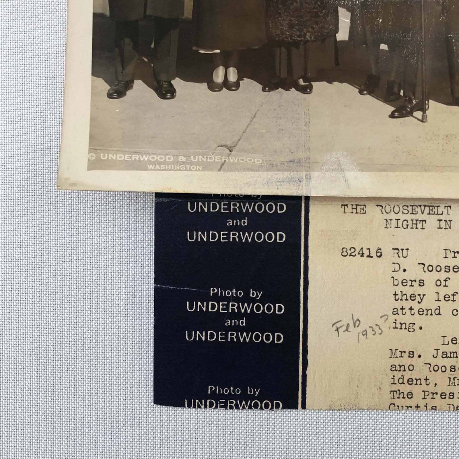 Press Photo Photograph President Franklin Roosevelt Eleanore Roosevelt Family