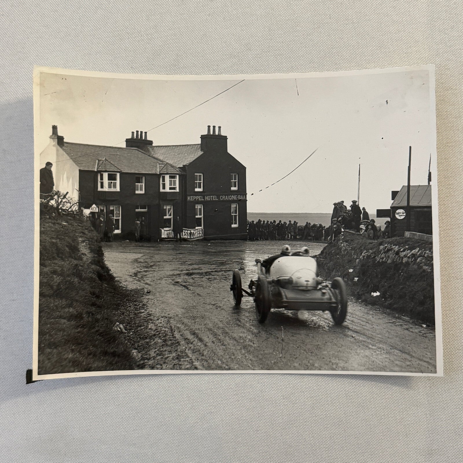1922 Tourist Trophy TT Race Racing Photo Photograph Vintage WD Hawkes Bentley