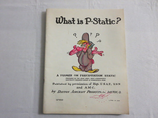 Vintage Dayton Aircraft Products Sales Brochure Catalog P Static Antenna 