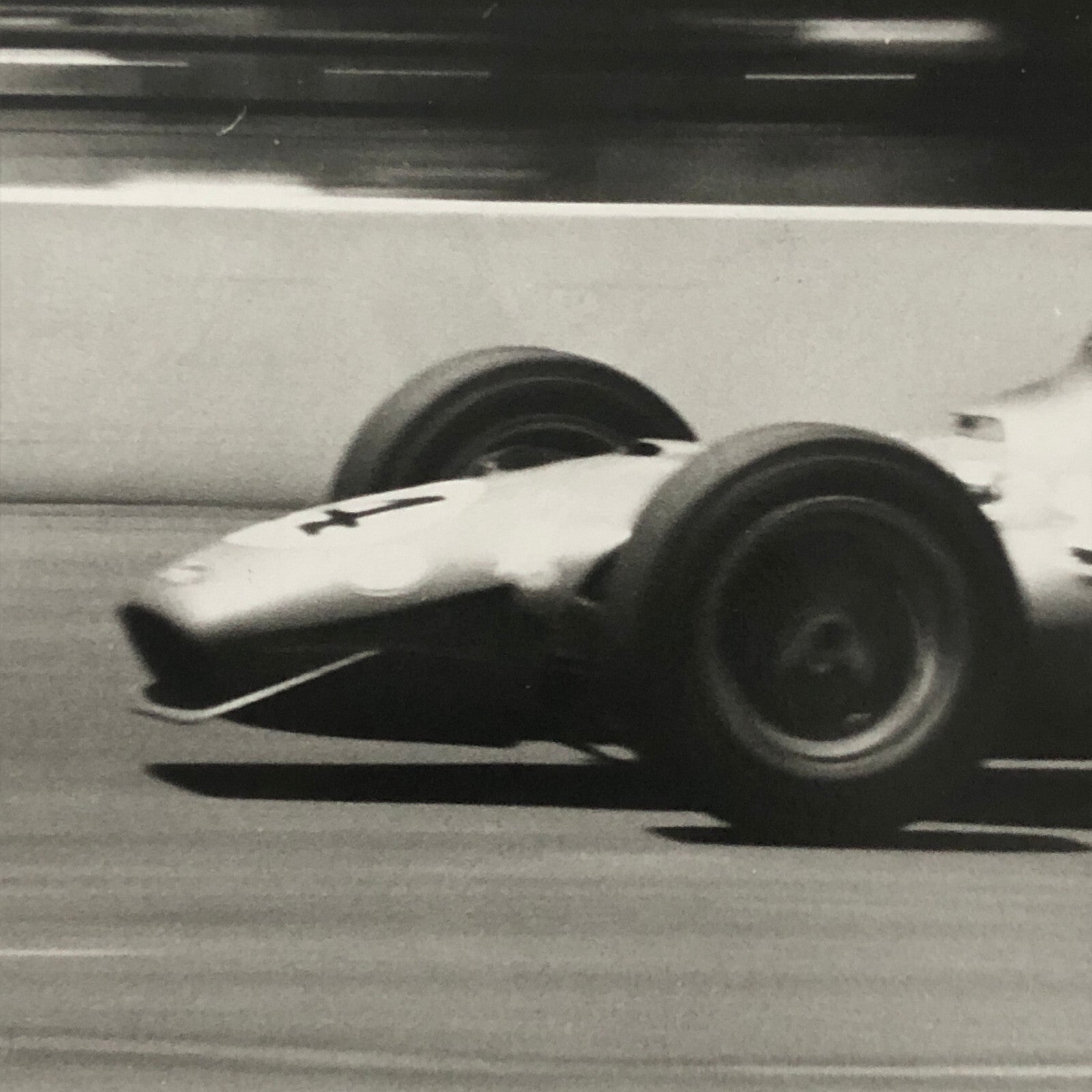 Vintage Indy 500 Indianapolis 500 1967 Racing Photo Photograph AJ Foyt Car