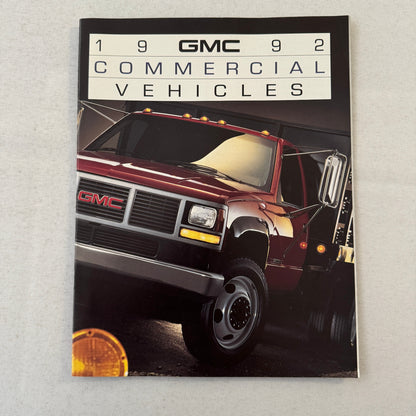 1992 GMC Commercial Truck Sales Brochure Catalog Vandura Safari Pickup Motorhome