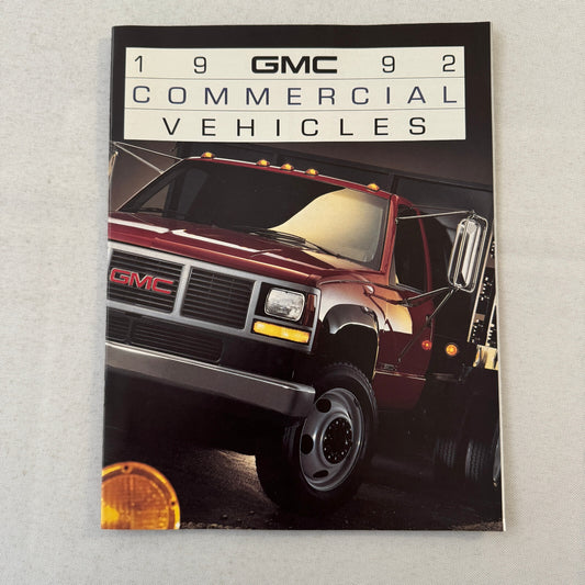 1992 GMC Commercial Truck Sales Brochure Catalog Vandura Safari Pickup Motorhome