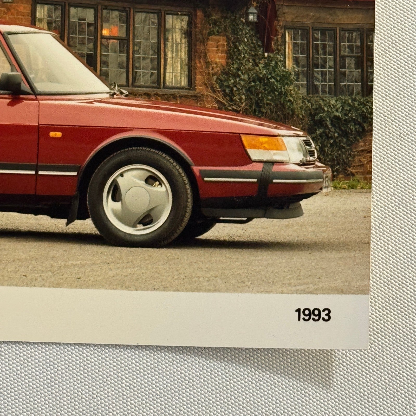 1993 Saab 900 Ruby Edition Car Automobile Factory Press Photo Photograph Print