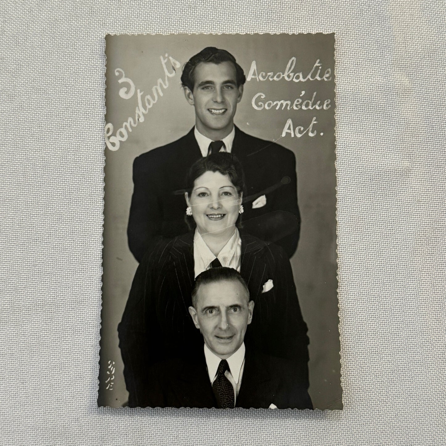 Vintage Circus Comedy Acrobatic Acrobat Act Photo Photograph 3 Constants