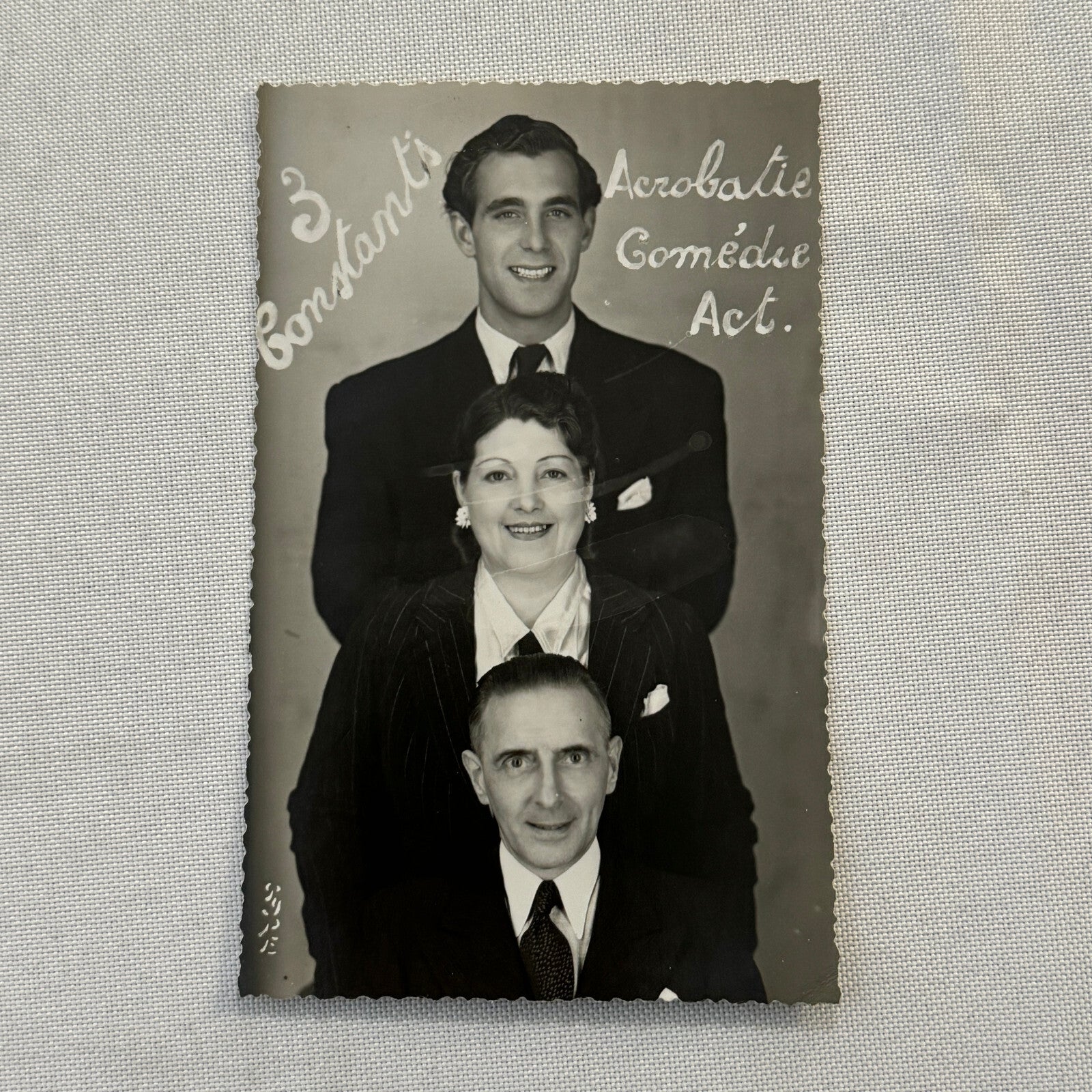 Vintage Circus Comedy Acrobatic Acrobat Act Photo Photograph 3 Constants