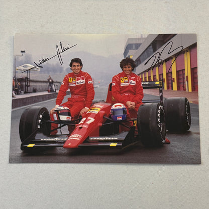 Ferrari 642 F1 Formula One Racing Card Alain Prost Jean Alesi Drivers
