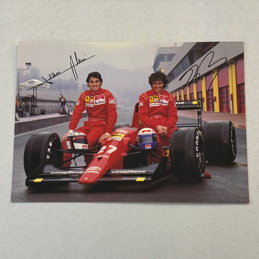 Ferrari 642 F1 Formula One Racing Card Alain Prost Jean Alesi Drivers