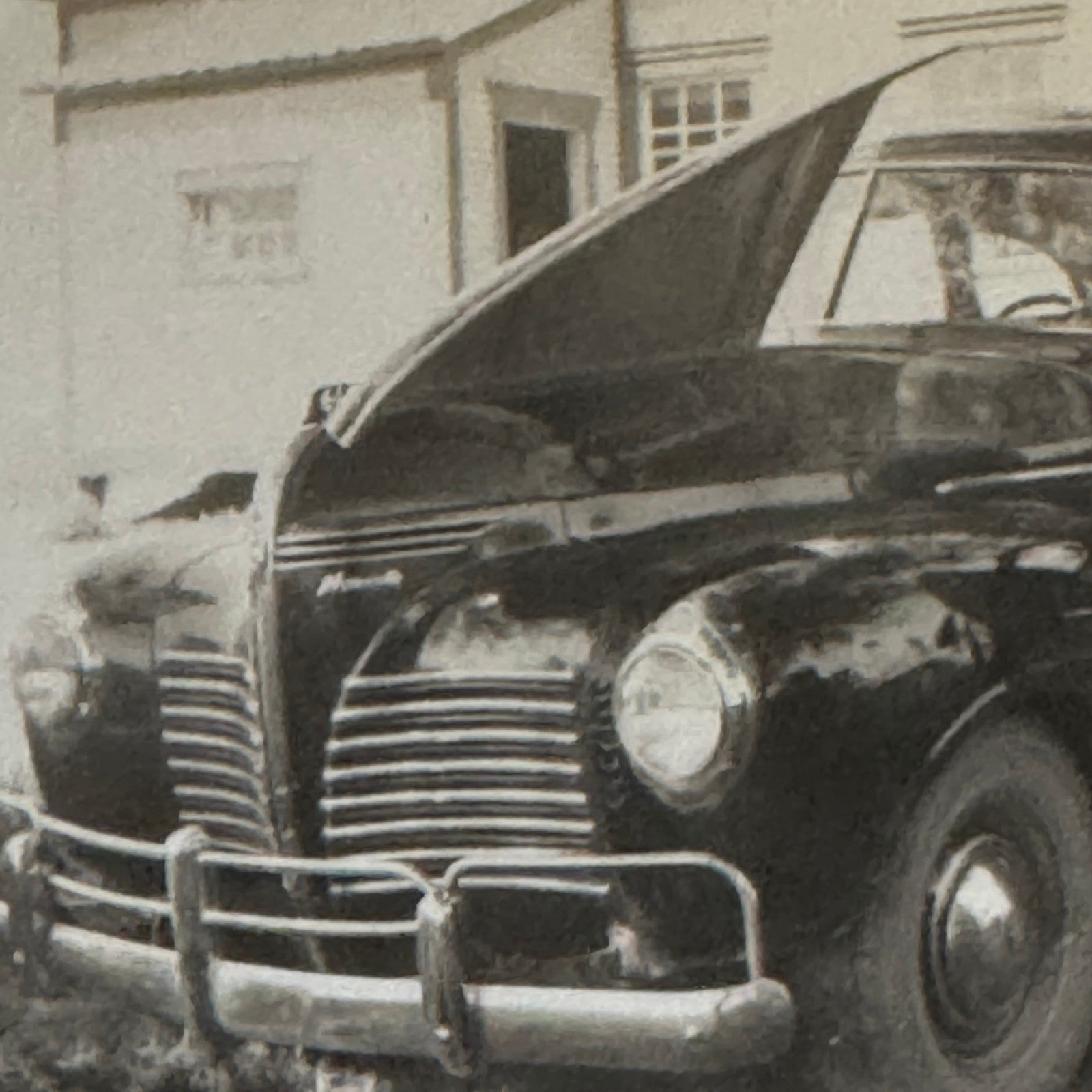 Vintage Photo Photograph Print People with Car Automobile
