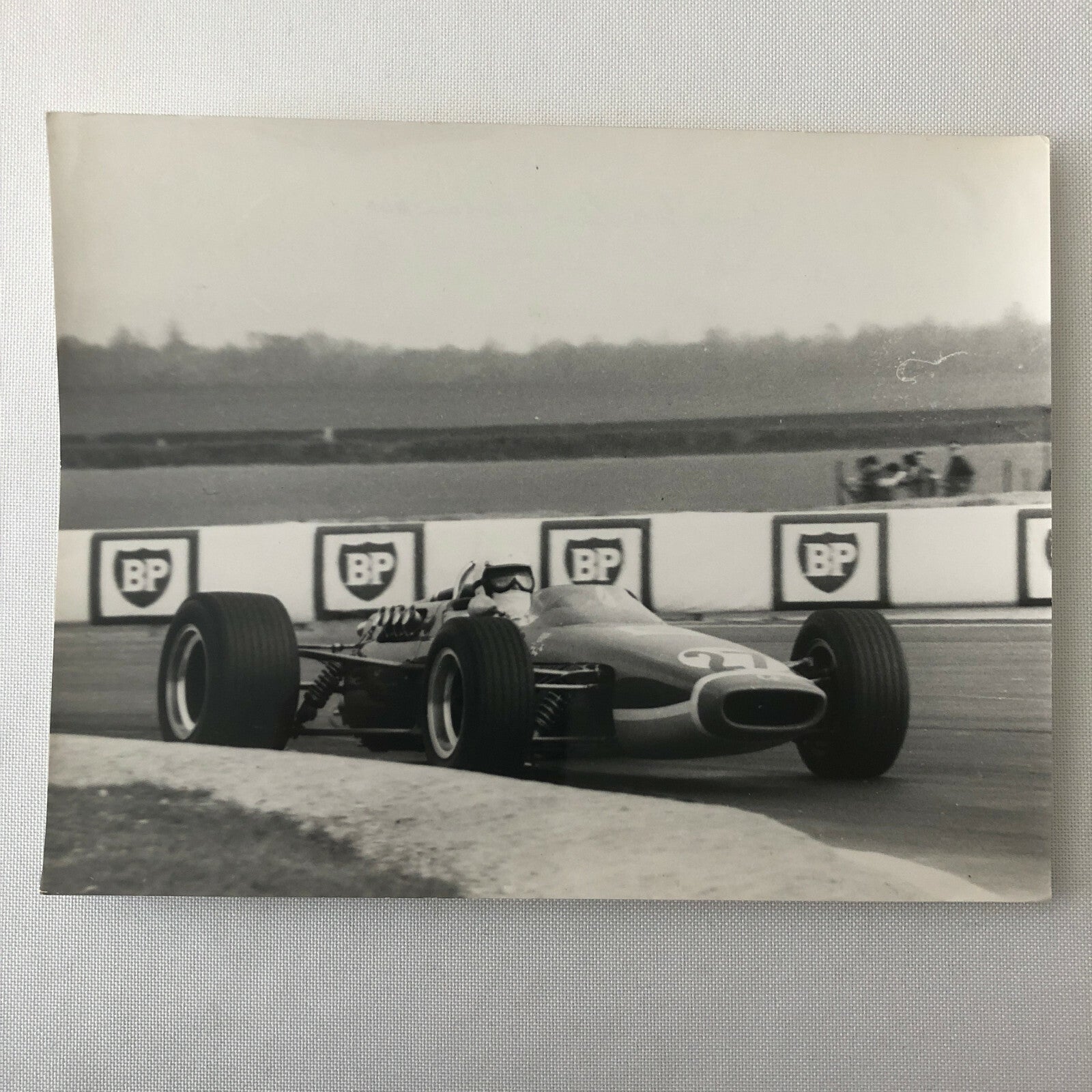 Vintage Racing Car Photo Photograph Print - Grand Prix 1968 McLaren ? 