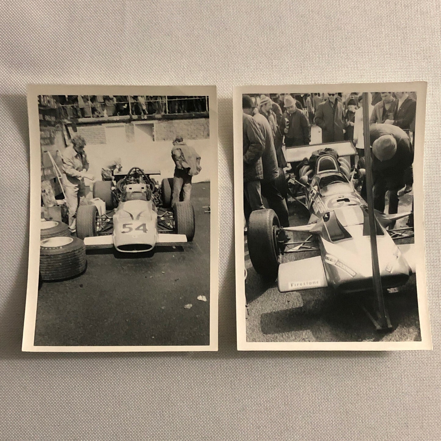Vintage Racing Car Photo Photograph Print Lot of 13 
