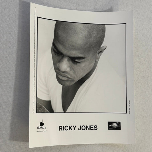 Ricky Jones Publicity Press Photo Photograph Artist R&B 1998