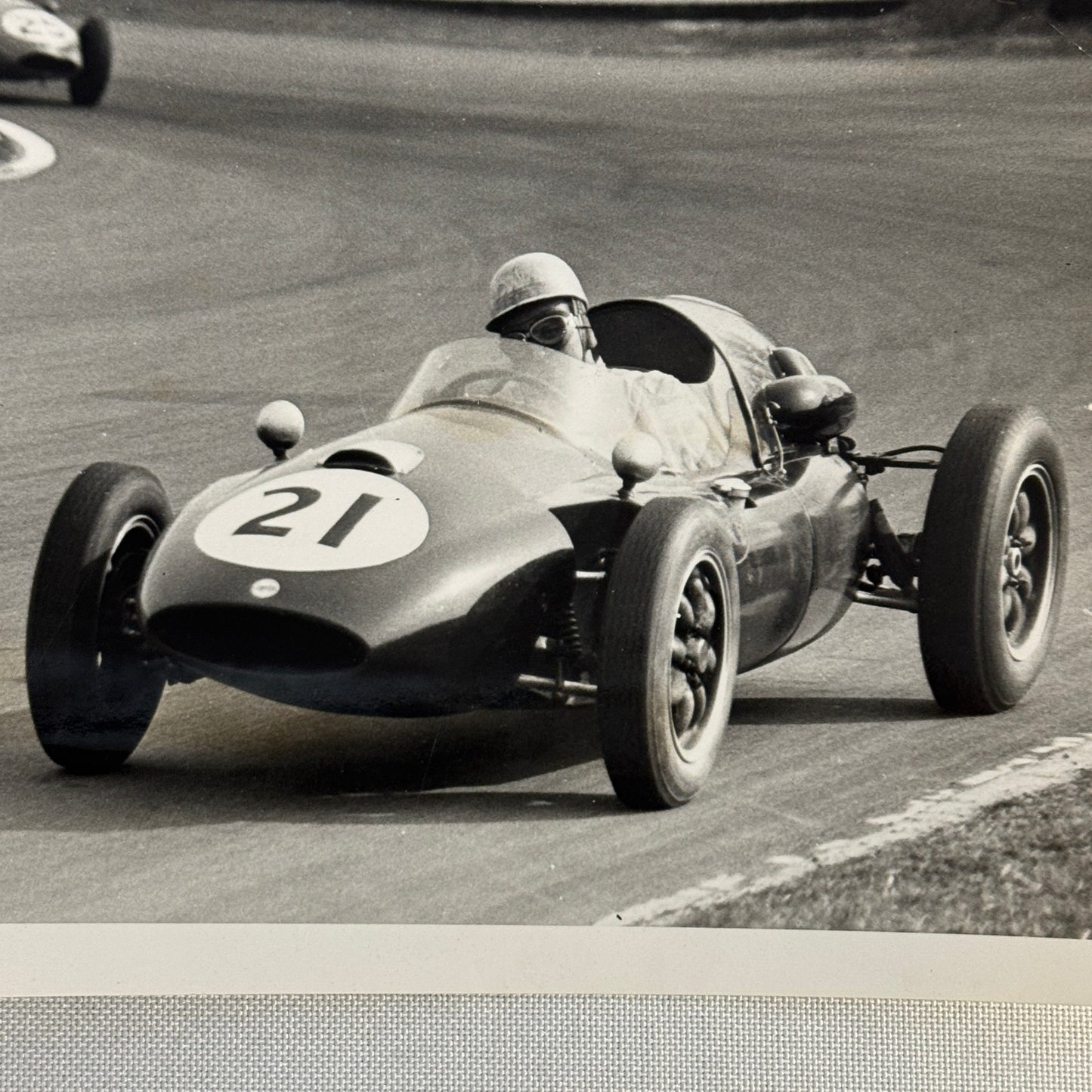 Vintage Racing Photo Photograph John Surtees Cooper Climax BARC Aintree