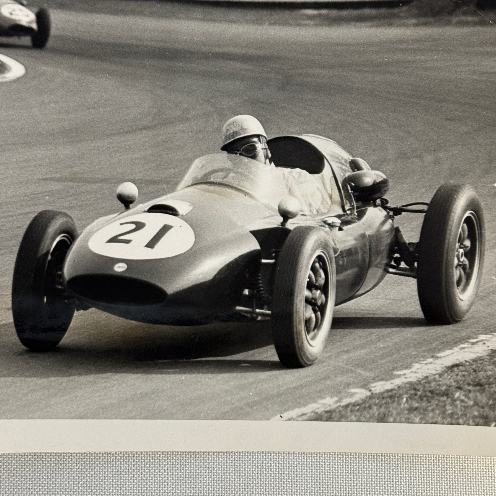 Vintage Racing Photo Photograph John Surtees Cooper Climax BARC Aintree