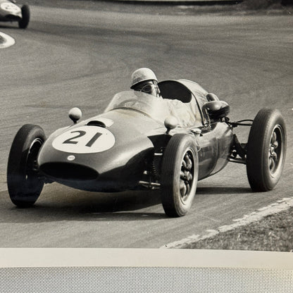 Vintage Racing Photo Photograph John Surtees Cooper Climax BARC Aintree