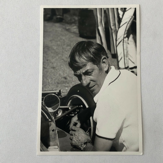 Vintage Racing Photo Photograph Car Mechanic ? Jack Brabham Crew ? 