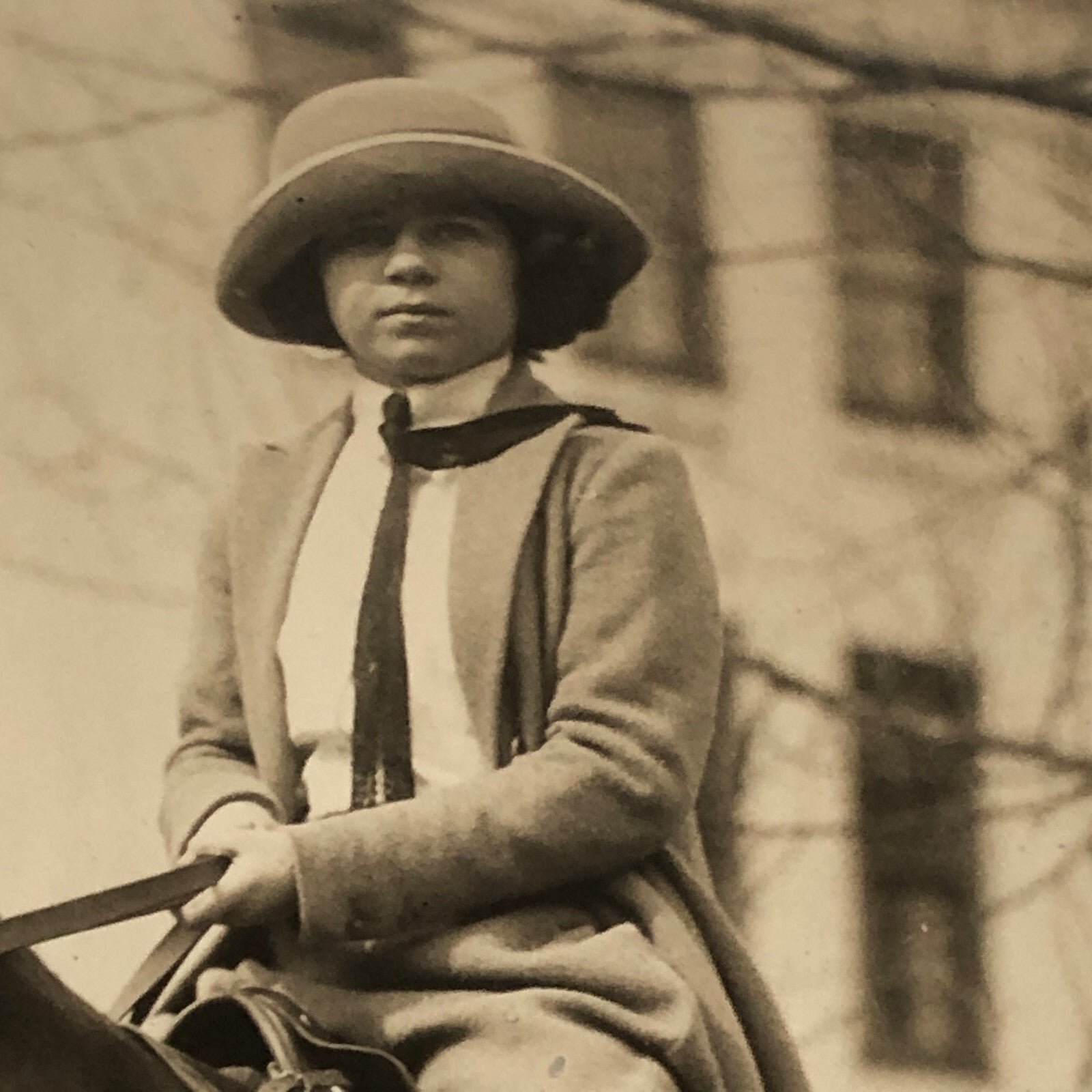 Press Photo Photograph Daughter of Senator James Couzens on Horse 1923
