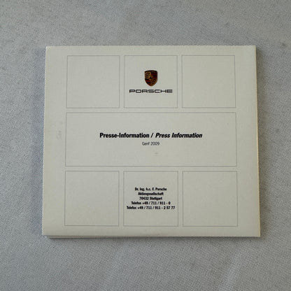 2009 Porsche Press Kit Photo CD Porsche 911 GT3 Cayenne Cayman Boxster S Carrera