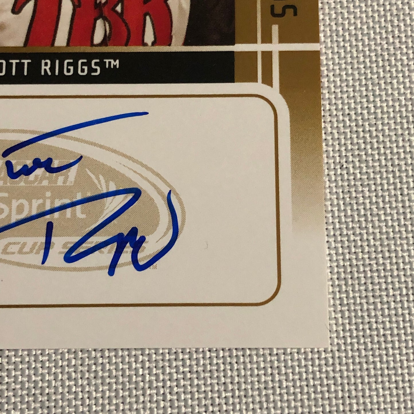 2009 Press Pass Signings Scott Riggs Auto Autograph Signed Card NASCAR