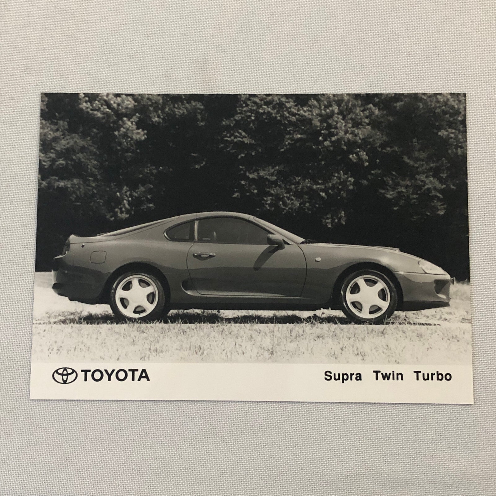 Toyota Supra Twin Turbo Factory Press Photo Photograph Print
