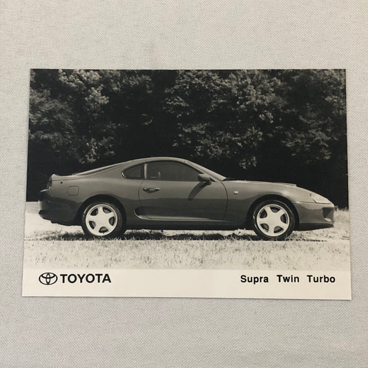 Toyota Supra Twin Turbo Factory Press Photo Photograph Print