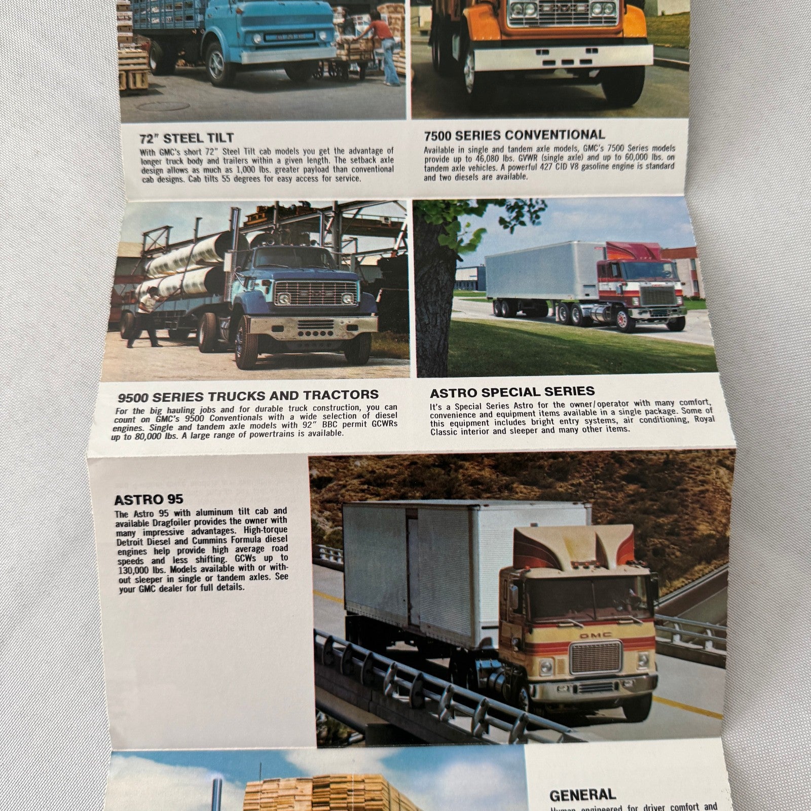 1978 GMC Truck Sales Brochure Catalog PIckup Suburban Van Caballero Jimmy +