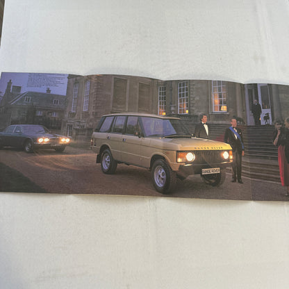 Land Rover Range Rover Sales Brochure Catalog Advertising Vintage UK