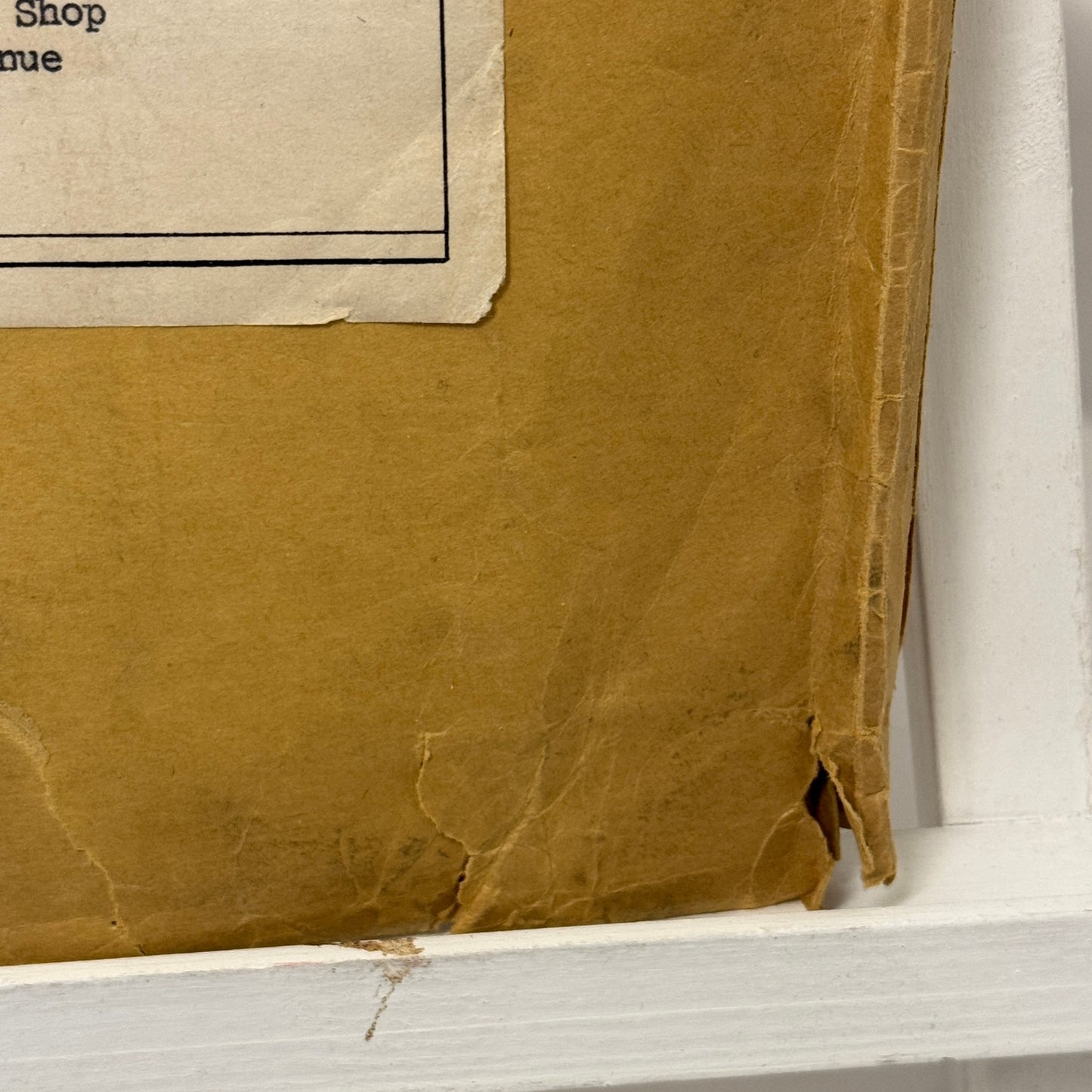 Vintage General Motors GM Envelope 1954 Postmark Empty