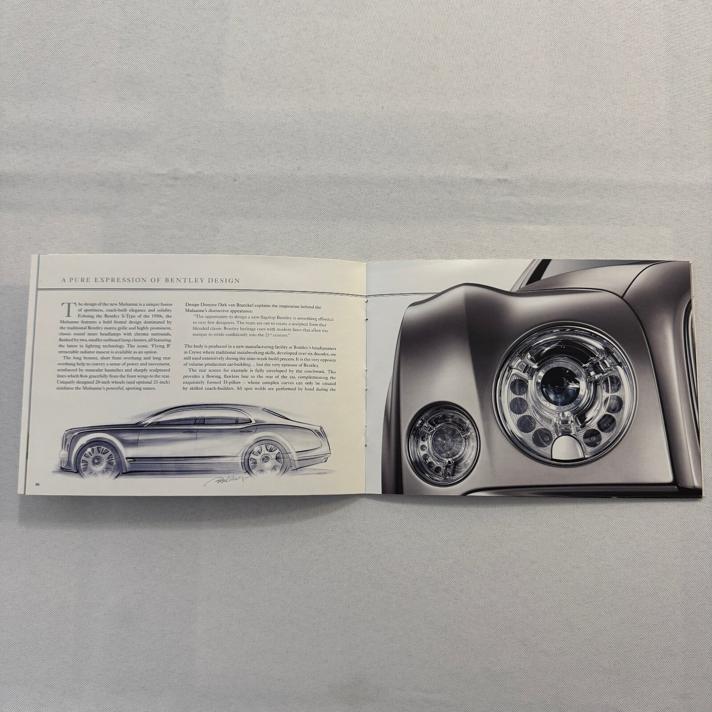 Bentley Mulsanne Car Press KIt Brochure with Photo CD