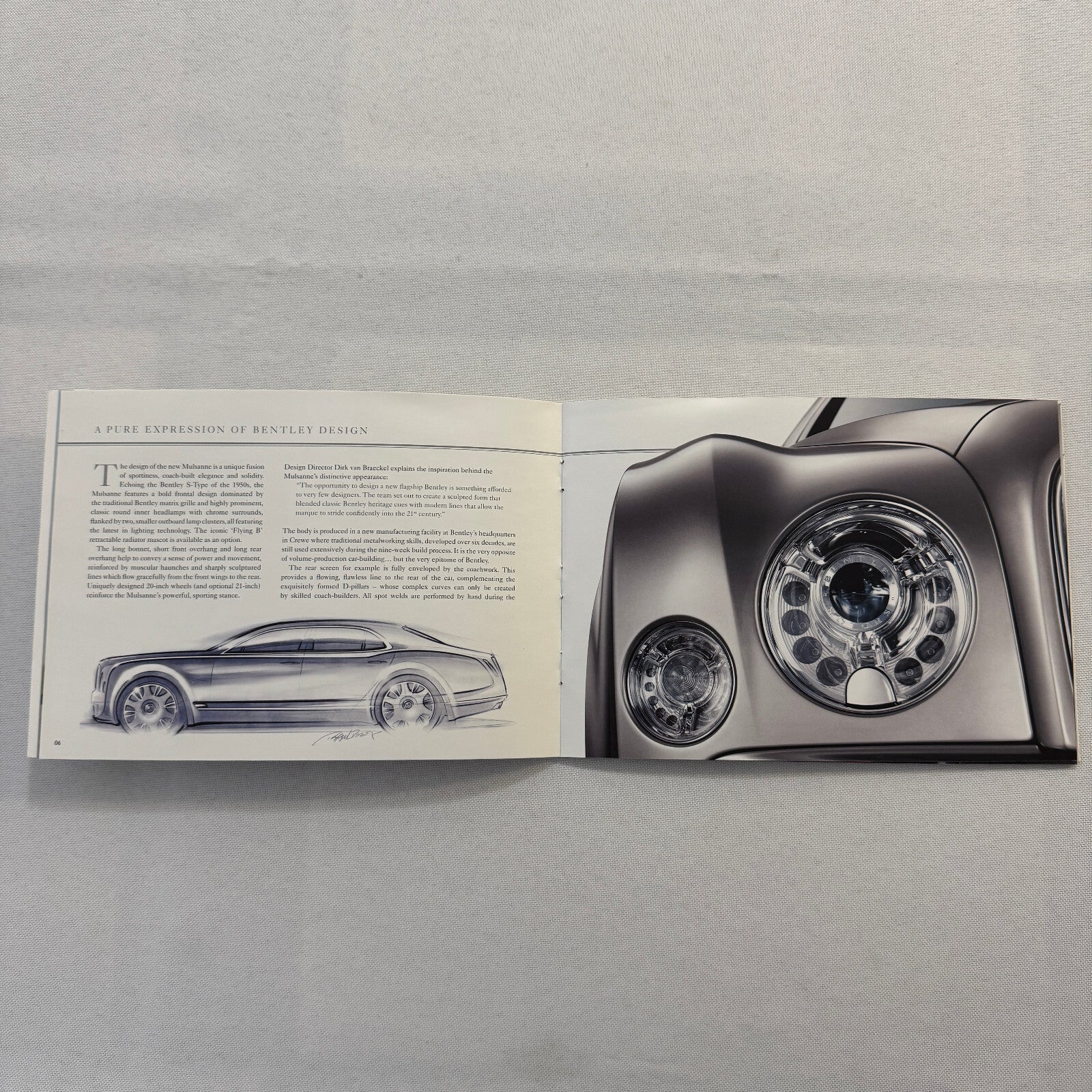 Bentley Mulsanne Car Press KIt Brochure with Photo CD