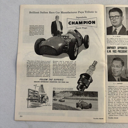 1952 Canadian Motorist Magazine Queen Elizabeth CNE Autoshow Motor Show Sept
