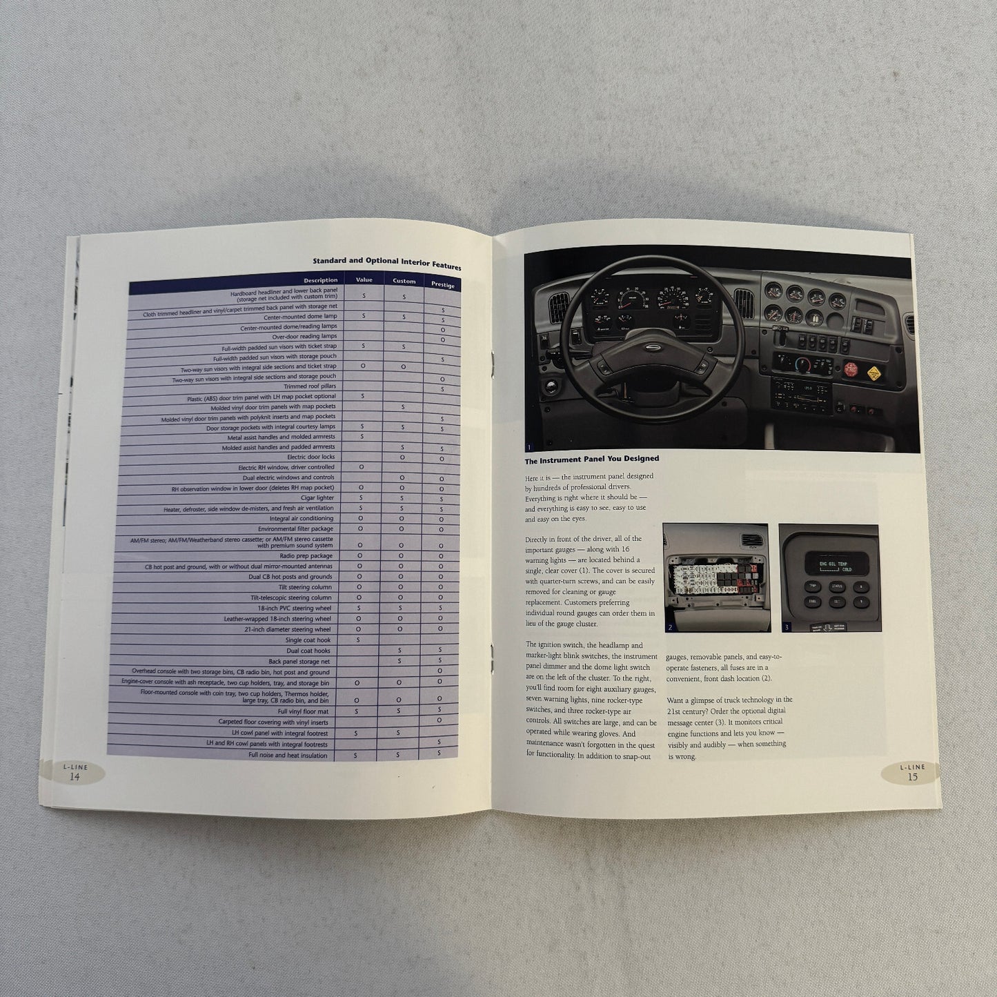 Sterling Truck L-Line L Line Sales Brochure Catalog Advertising