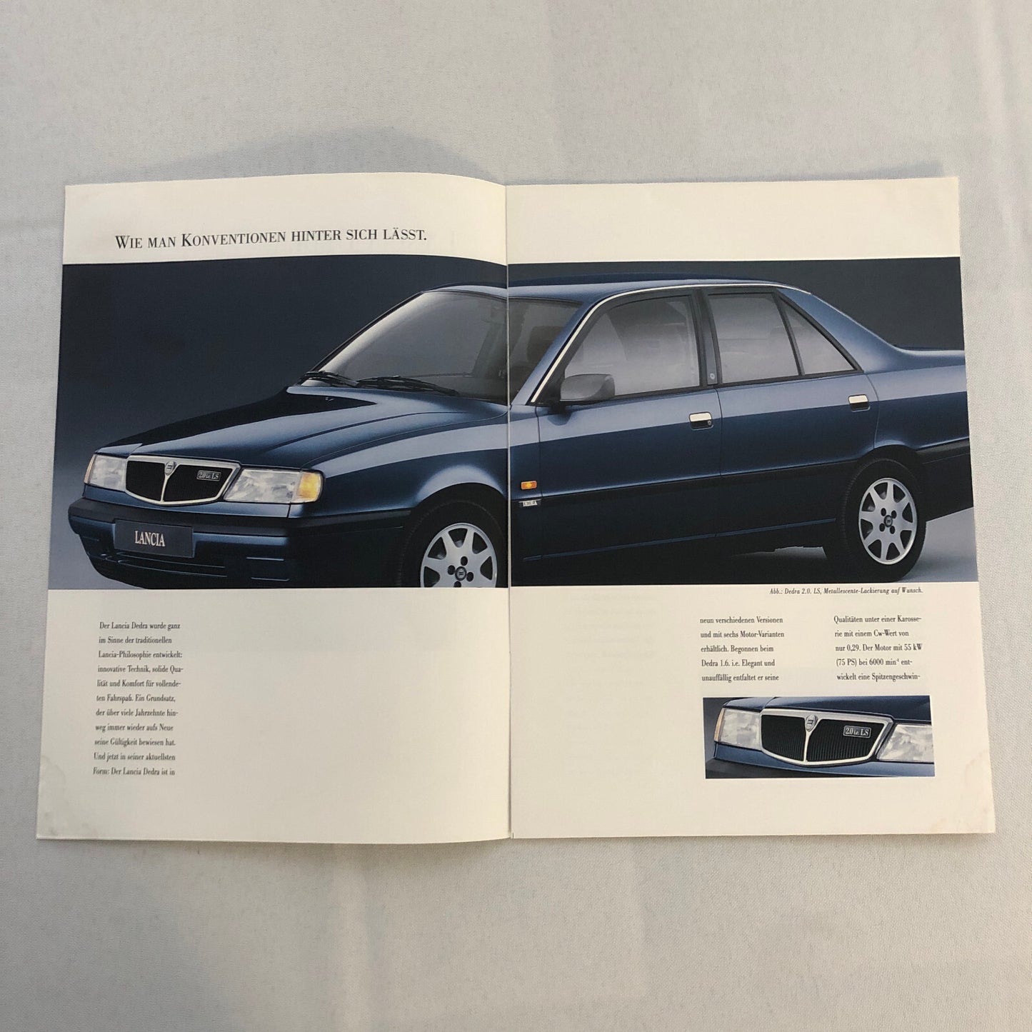 Lancia Dedra Sales Brochure Catalog Dedra HF