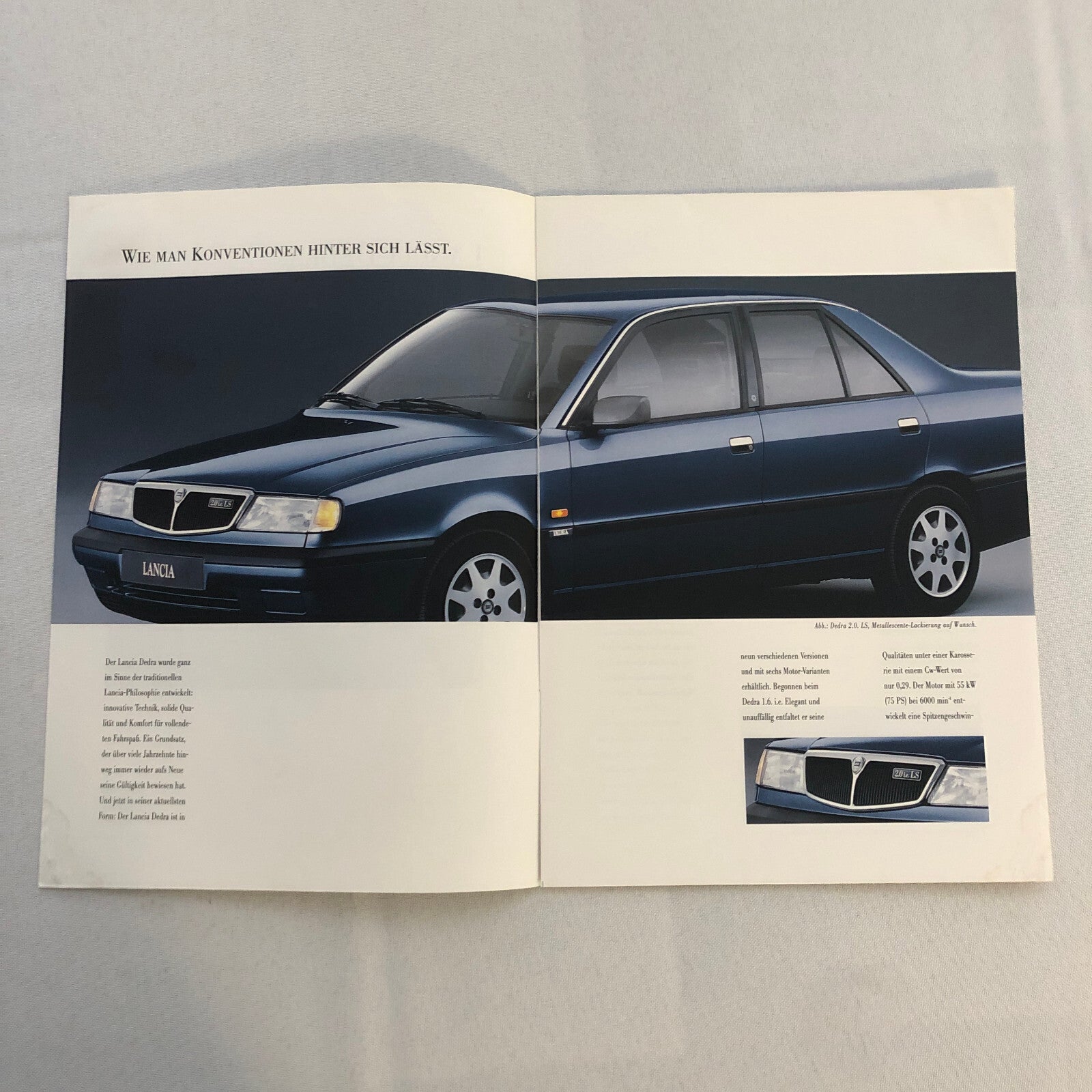 Lancia Dedra Sales Brochure Catalog Dedra HF