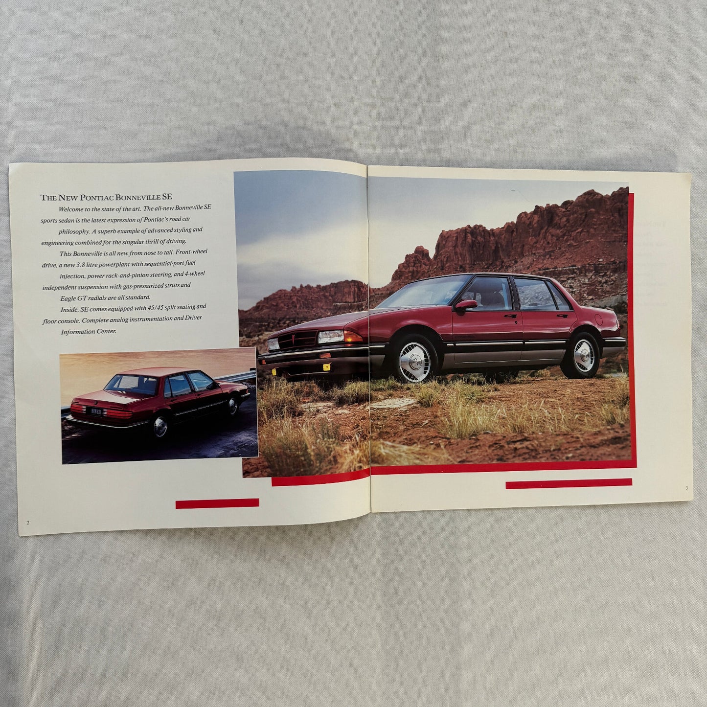 1987 Pontiac Car Sales Brochure Catalog Bonneville Grand Prix 6000 Safari Wagon