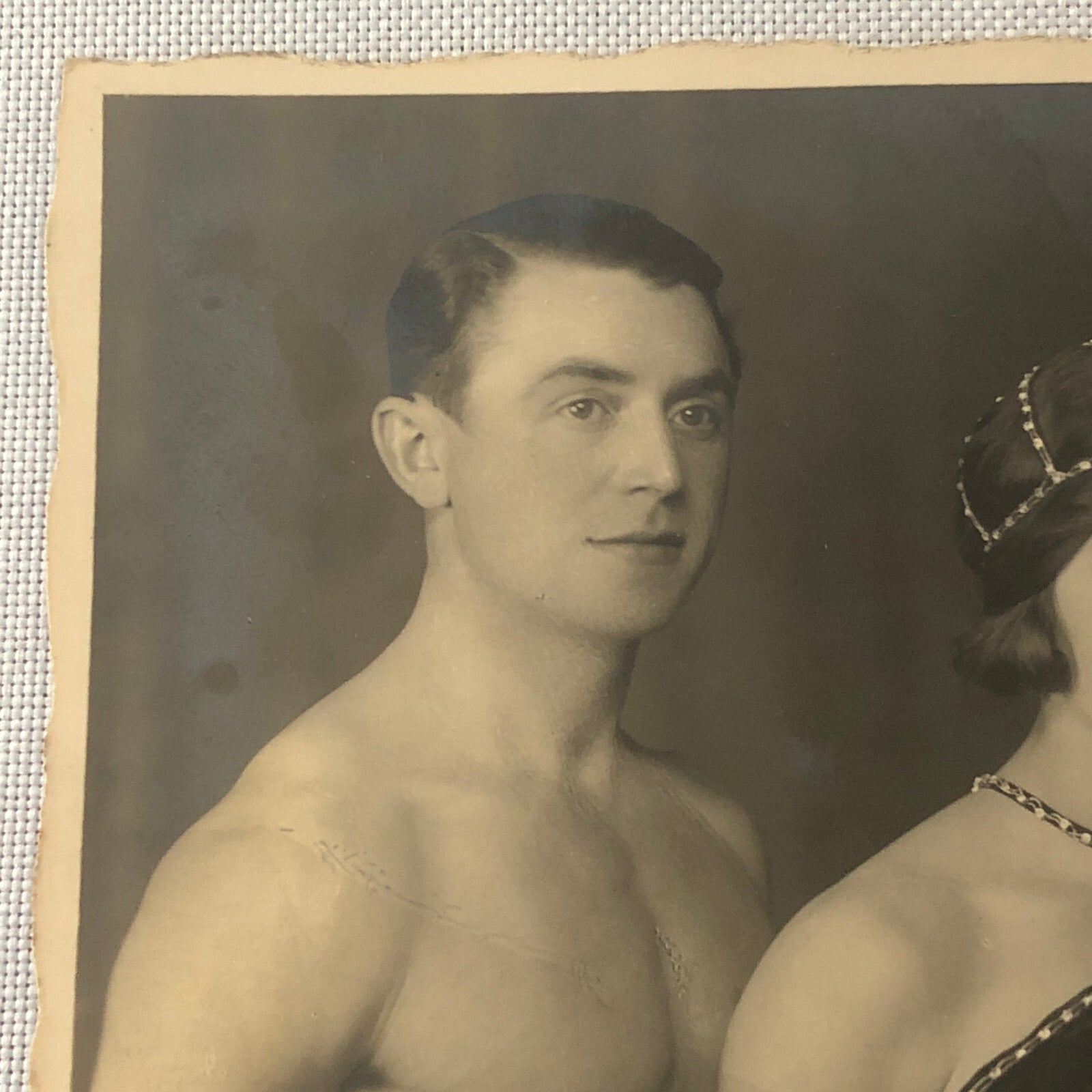 Vintage Circus RPPC Rinaldos Trio Aerial Acrobats Real Photo Postcard