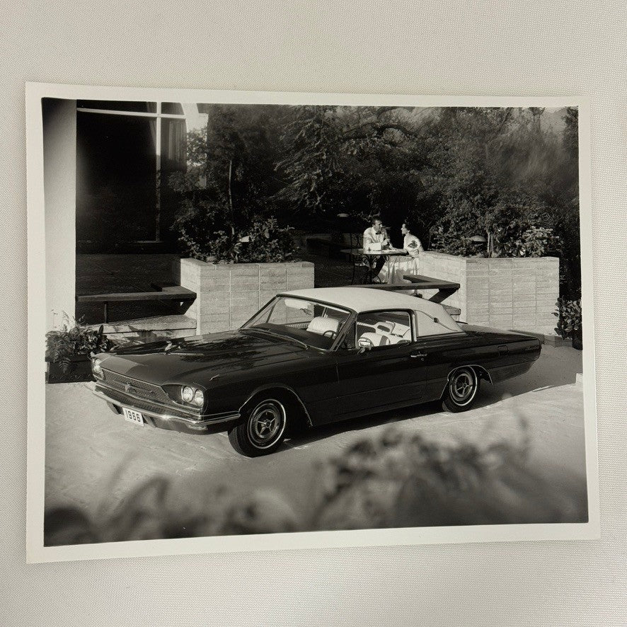Vintage 1966 Ford Thunderbird Car Automobile Photo Photograph Modern Print