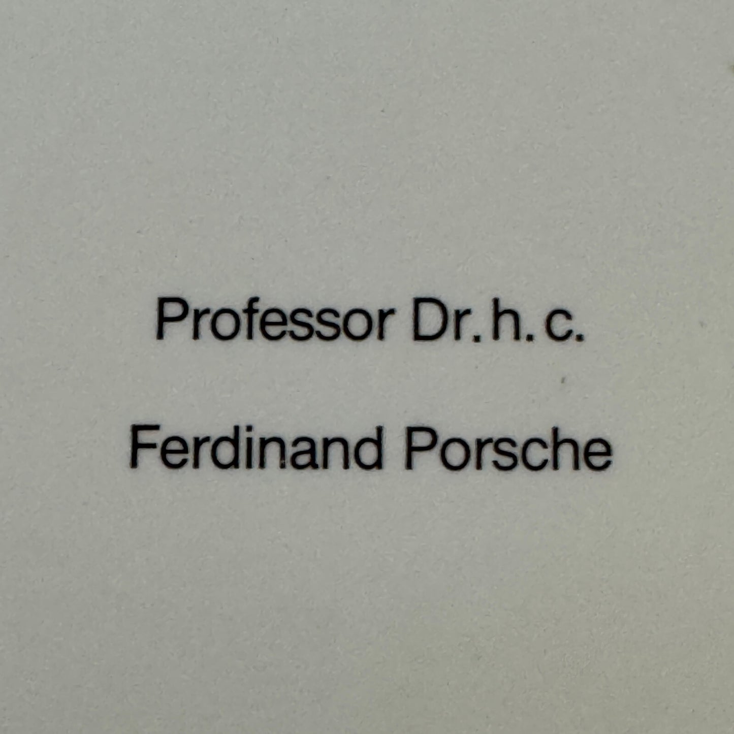 Porsche Factory Press Photo Photograph Porsche 911 356 Dr Ferdinand Porsche