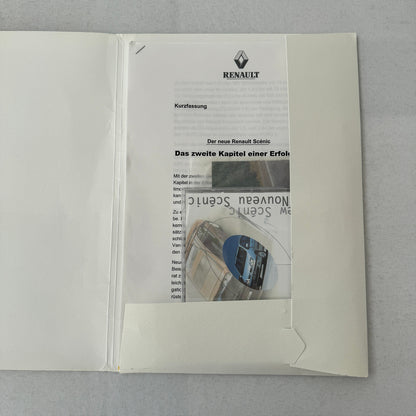 Renault Scenic Press Kit with Photos and Photo CD German Text European