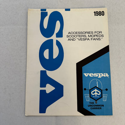 1980 Vespa Scooter and Moped ACCESSORIES Sales Brochure Catalog