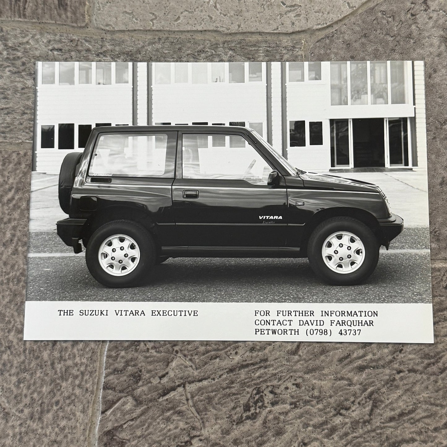 Suzuki Vitara Executive Factory Press Photo Photograph Suzuki Sidekick