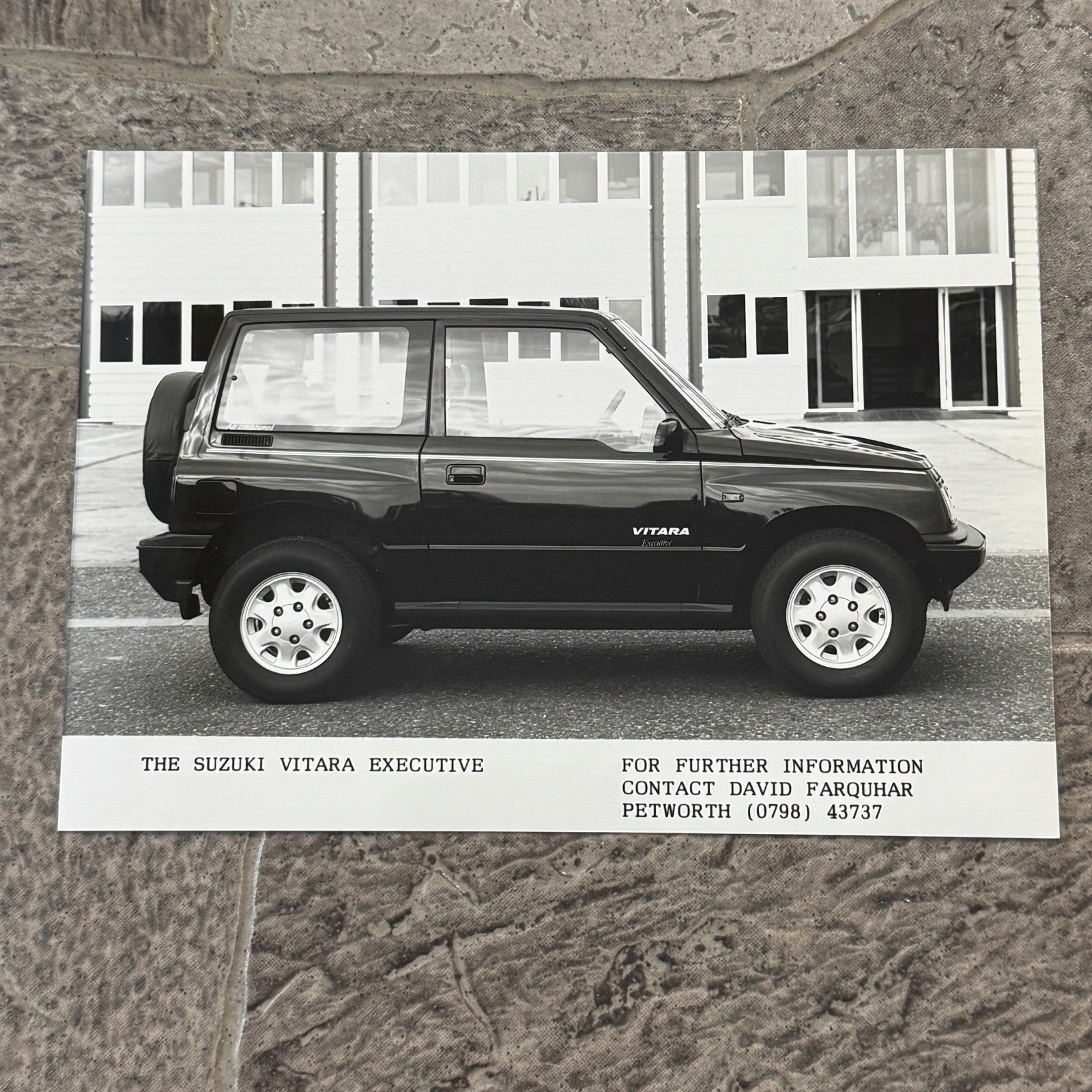 Suzuki Vitara Executive Factory Press Photo Photograph Suzuki Sidekick