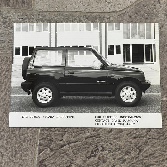 Suzuki Vitara Executive Factory Press Photo Photograph Suzuki Sidekick
