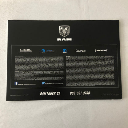 2018 Dodge Ram Pickup Truck Sales Brochure Catalog Big Horn Harvest Rebel ST +