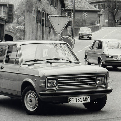 Fiat 128 Special Car Factory Press Photo Photograph Print Vintage 1976